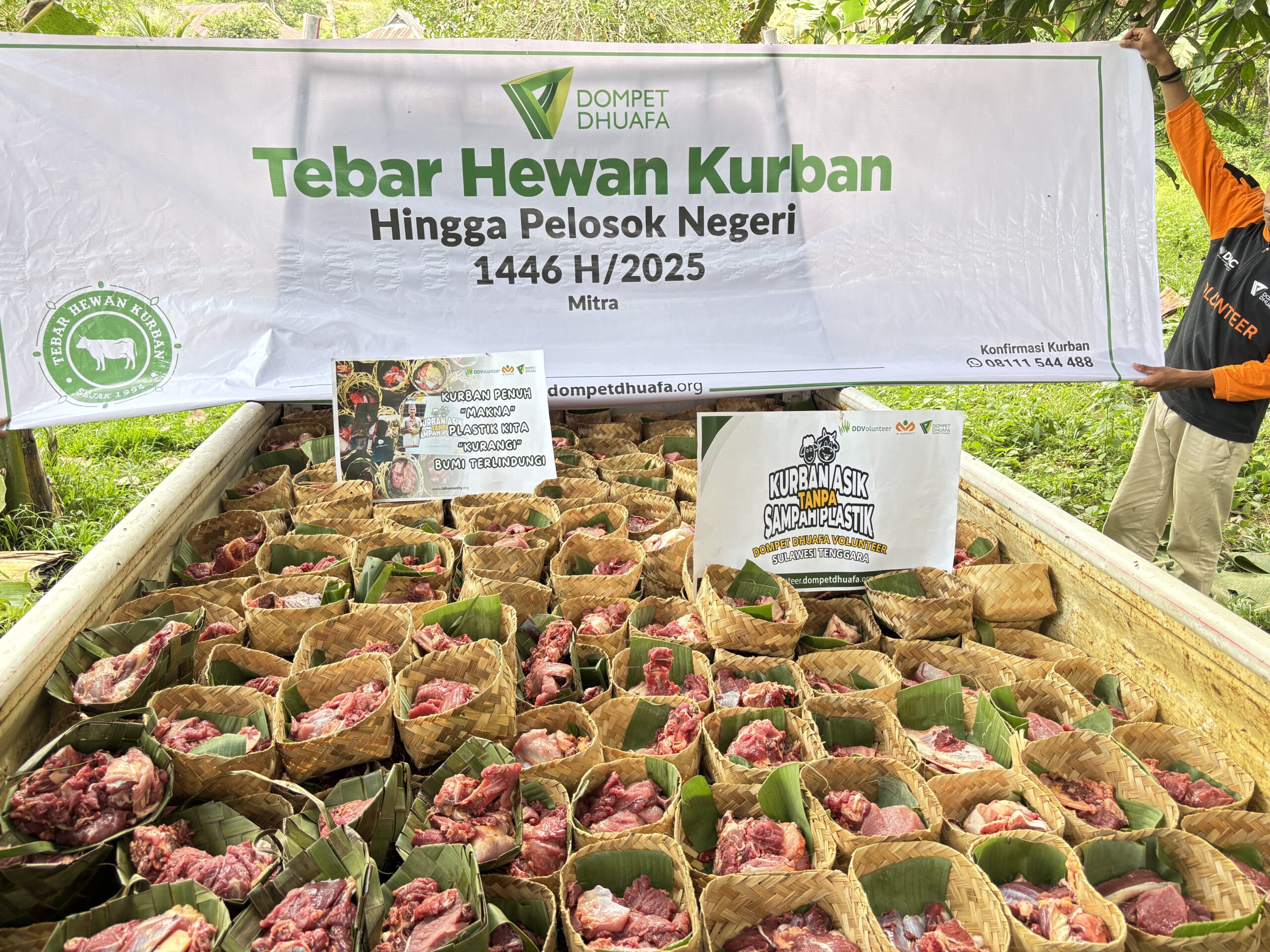 DDV Sultra Sukses Gelar Kegiatan Kurban Asik Tanpa Sampah Plastik di Desa Ranowila  Wolasi, Konawe Selatan