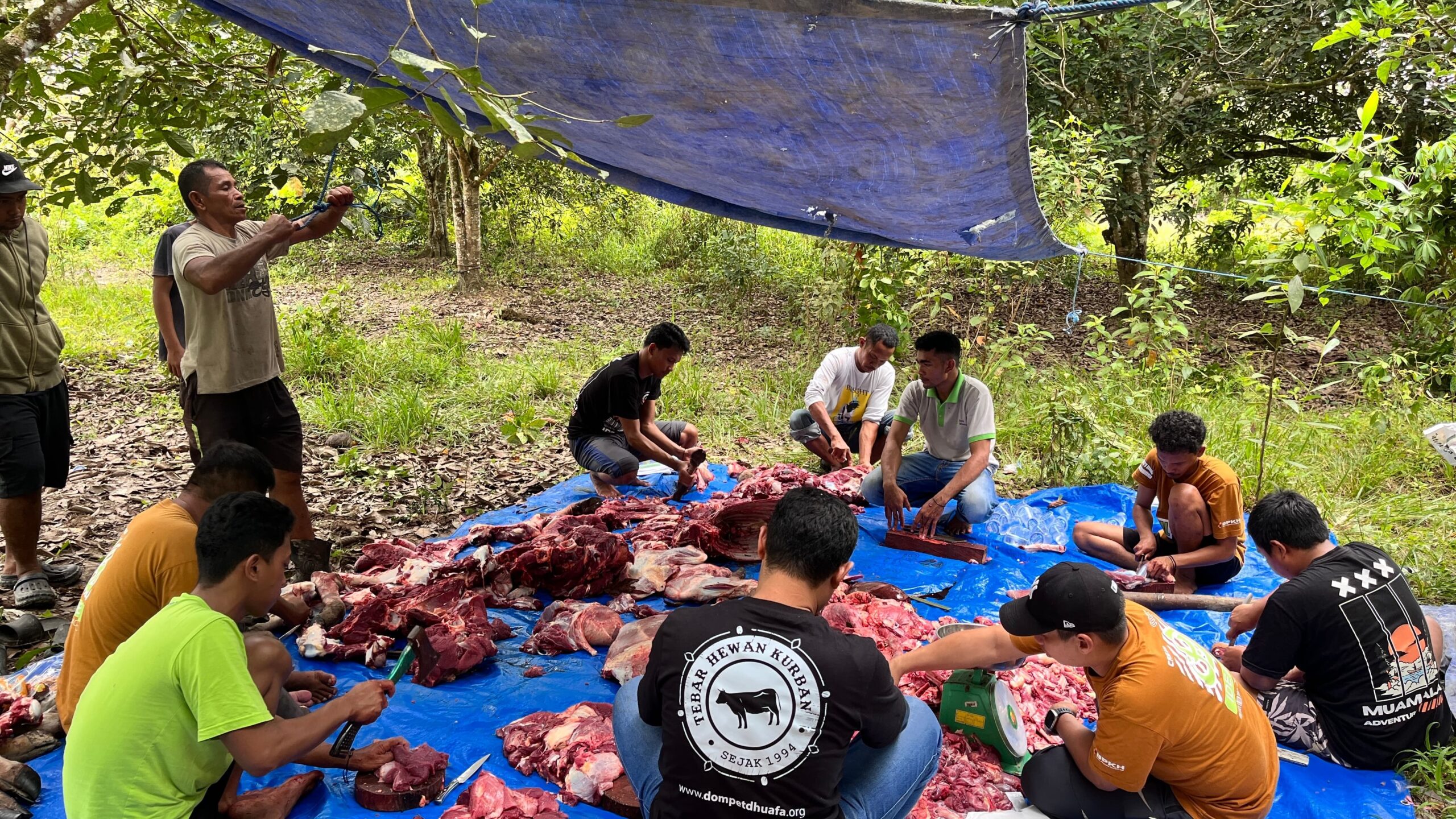 Dompet Dhuafa Volunteer Sulawesi Tenggara Gelar KolaborAksi Kurban Sehat Tanpa Sampah Plastik di Konawe Selatan